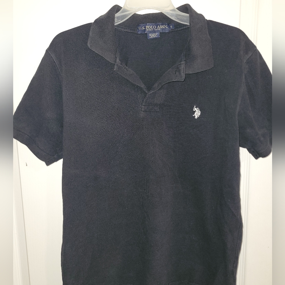 U.S. Polo Assn. Black Polo Shirt
